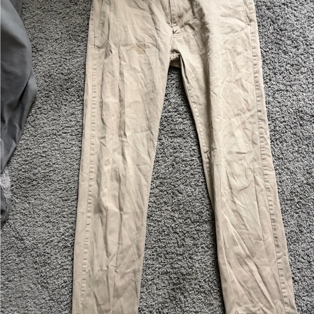 J. Crew Men's Khaki Chinos has a little stain showed